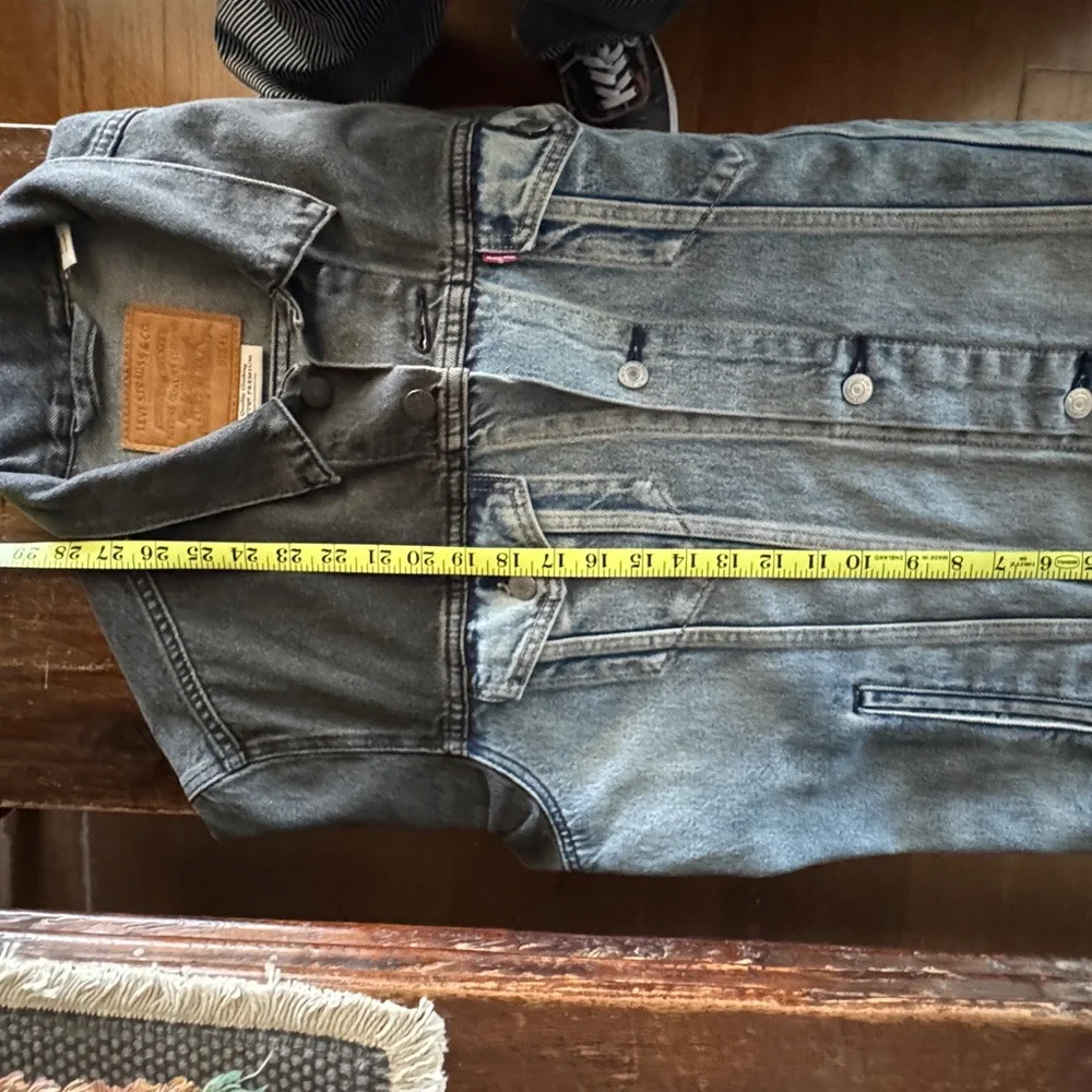 Vintage western two tone Levi's Premium Denim trucker Jacket - Picture 9 of 9